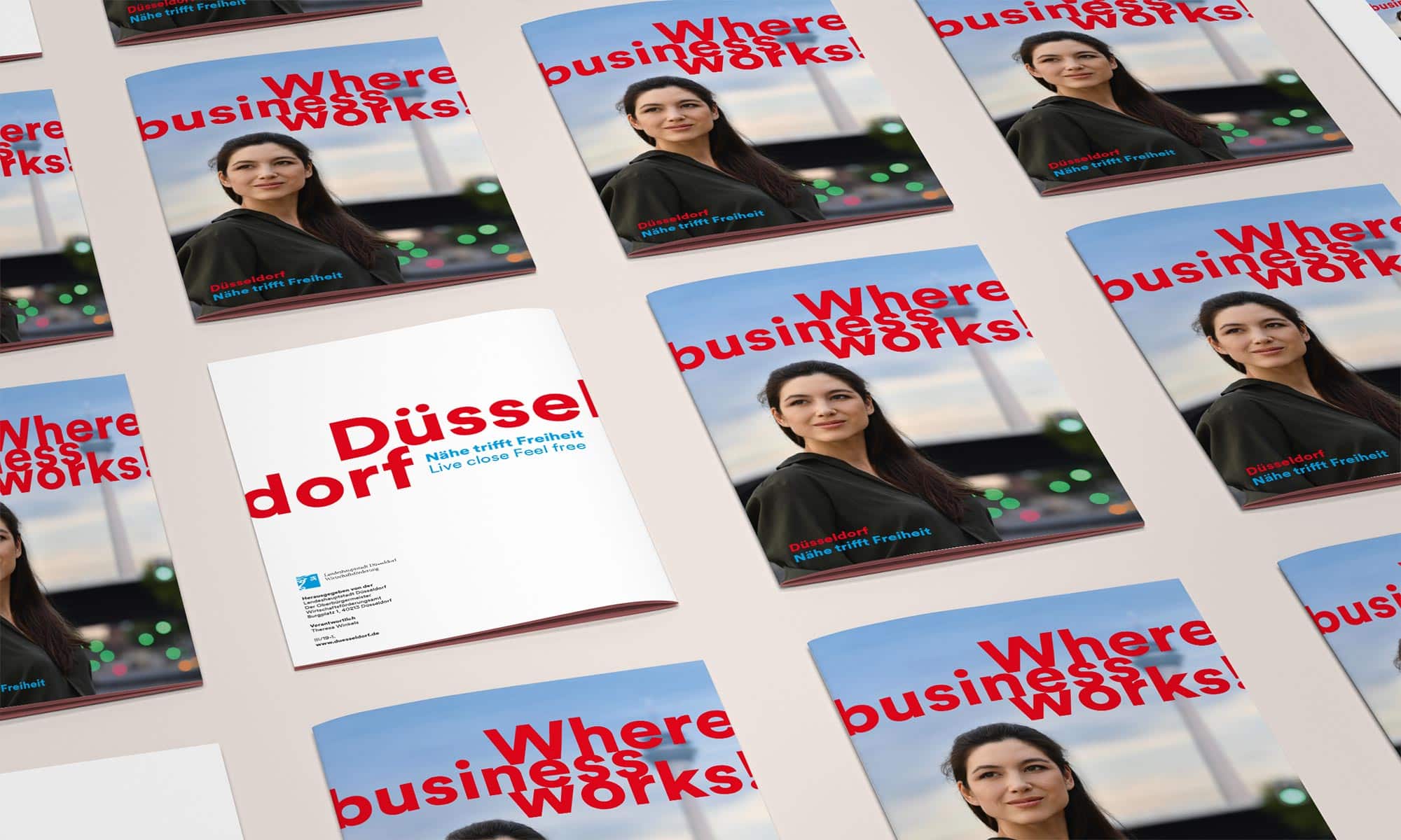 Ein Claim für Düsseldorf – Brand Design für Magazin – Back- & Frontcover