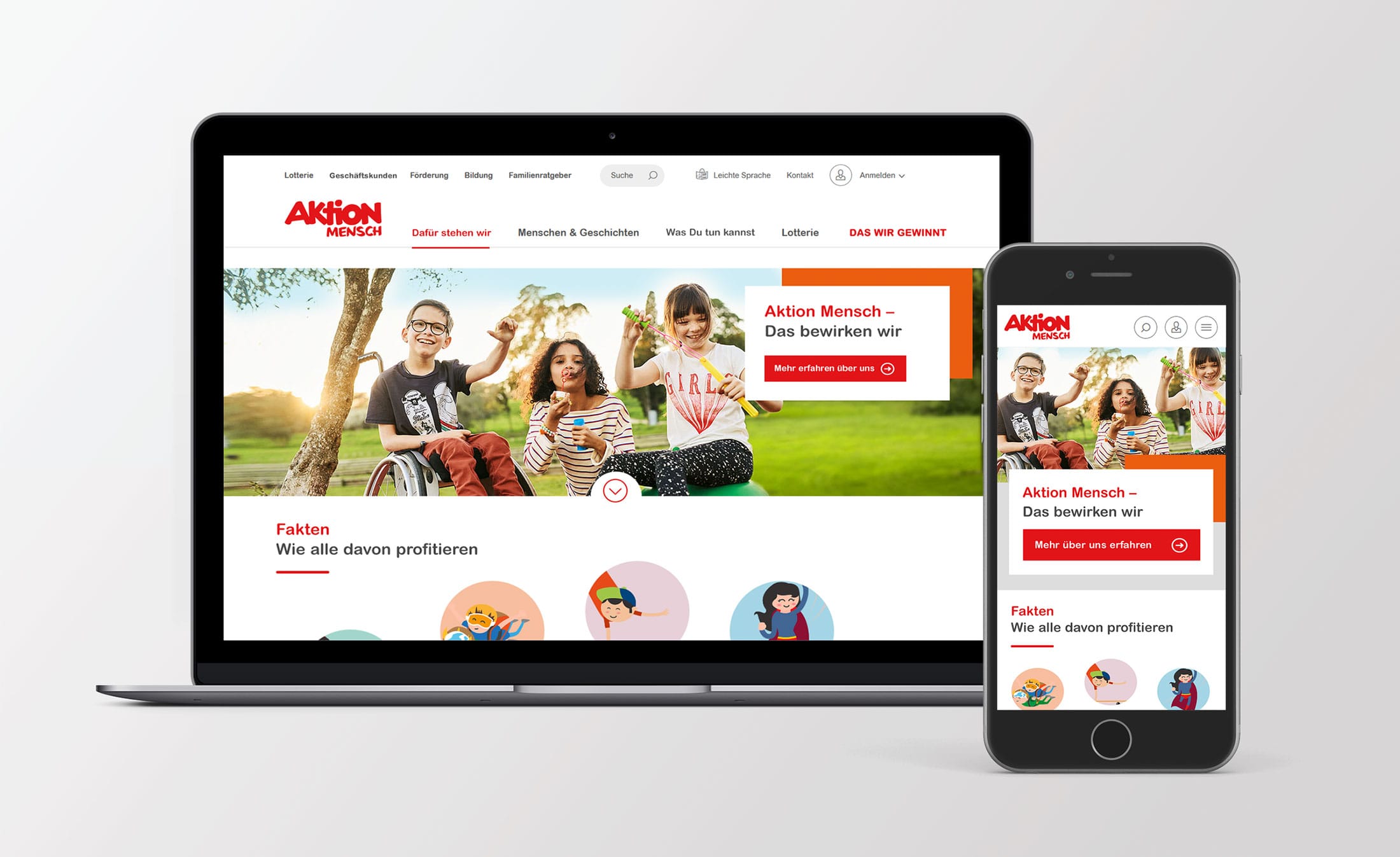 Aktion Mensch – Responsive Web Design