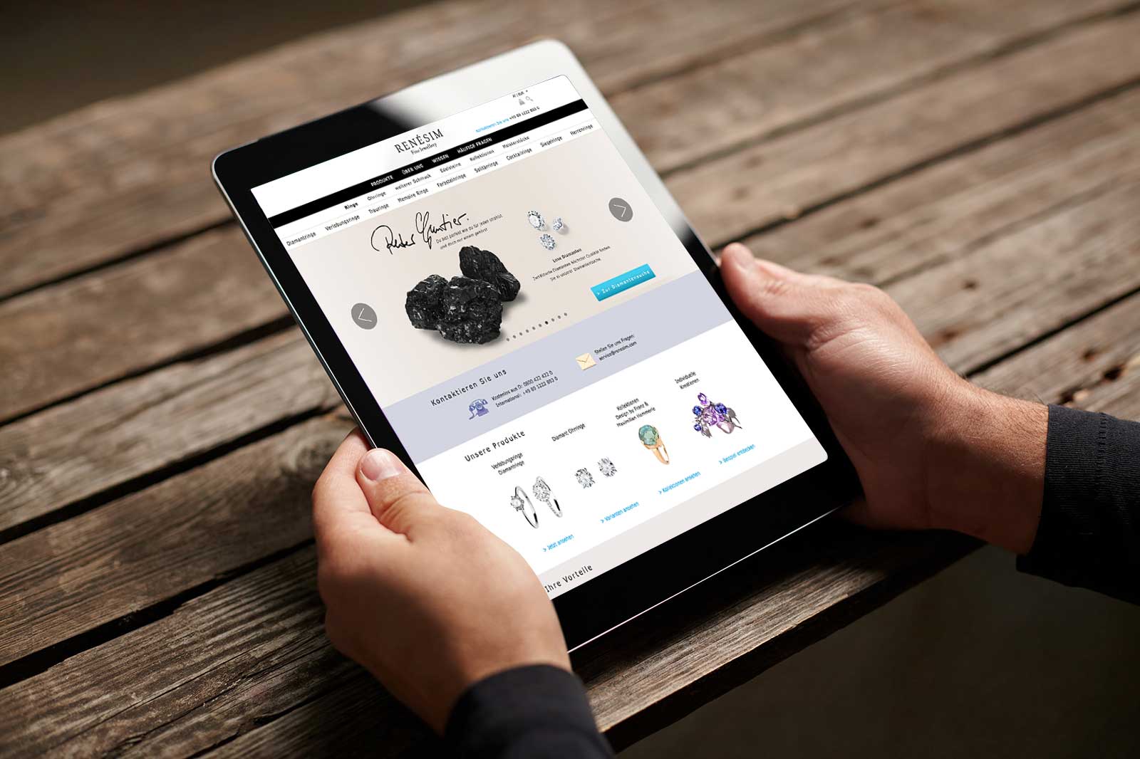 Rebranding für den führenden Online-Juwelier RENÉSIM