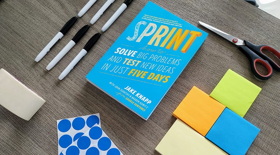 Typische Materialien für einen unserer Inception-Workshops