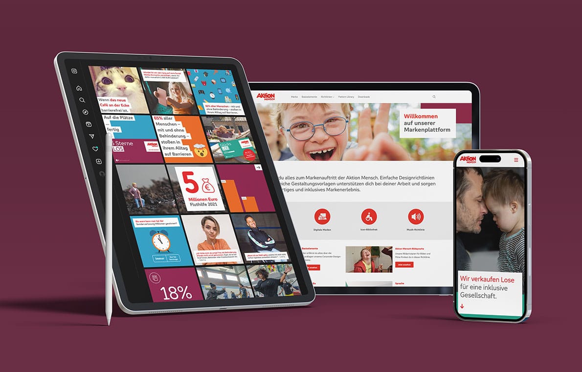 Aktion Mensch Mock-Up