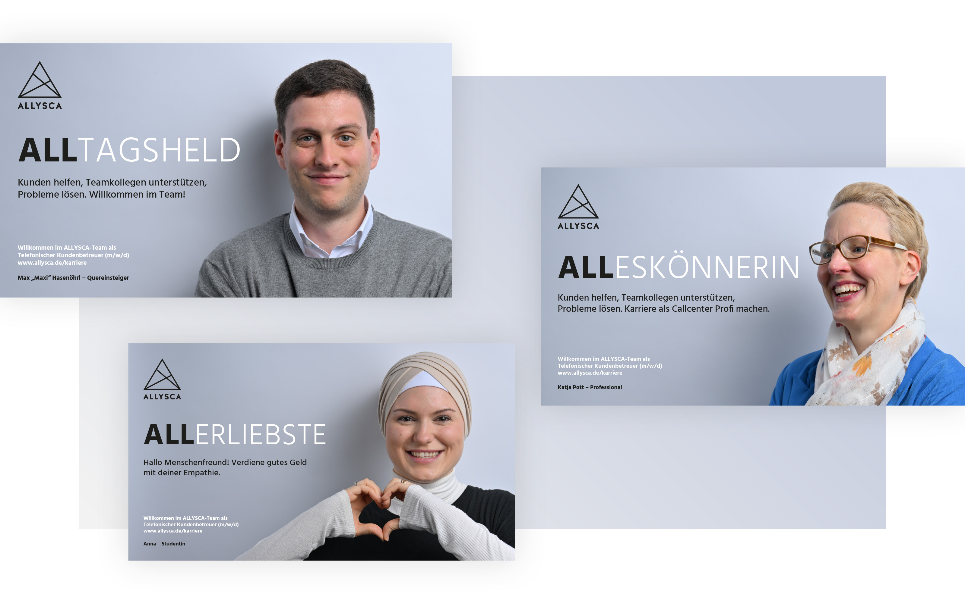 Allysca Kampagnenmotive, Employer Branding