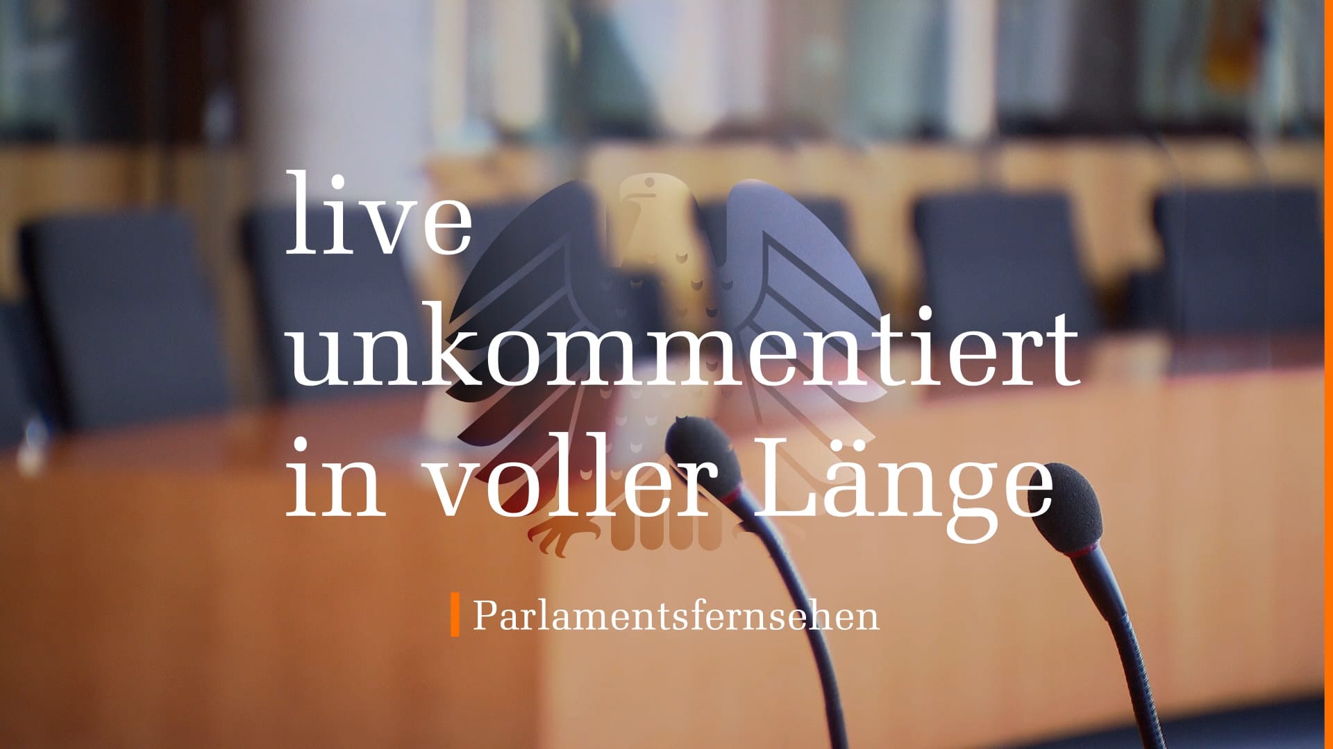 Deutscher Bundestag Parlamentsfernsehen - Screenelement