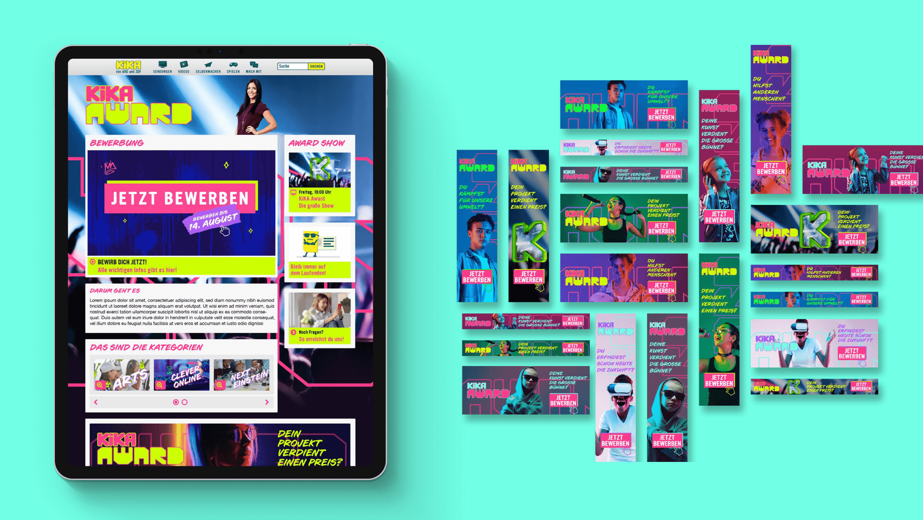 KiKA Award Digitale Assets