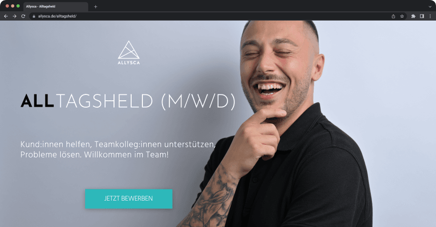 Allysca Alltagsheld Kampagne