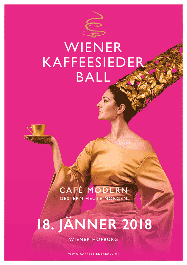 Wiener Kaffeesiederball – Poster Design