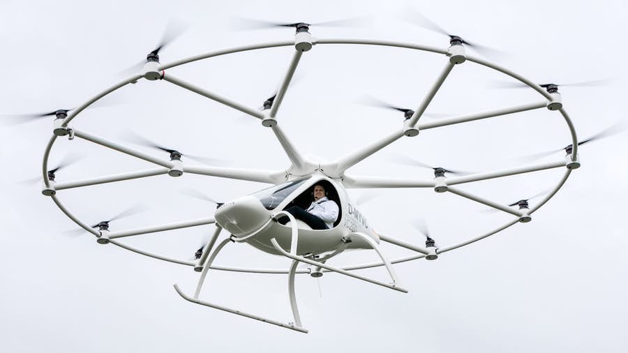 The Near Future Summit Beitragsbild Volocopter in der Luft
