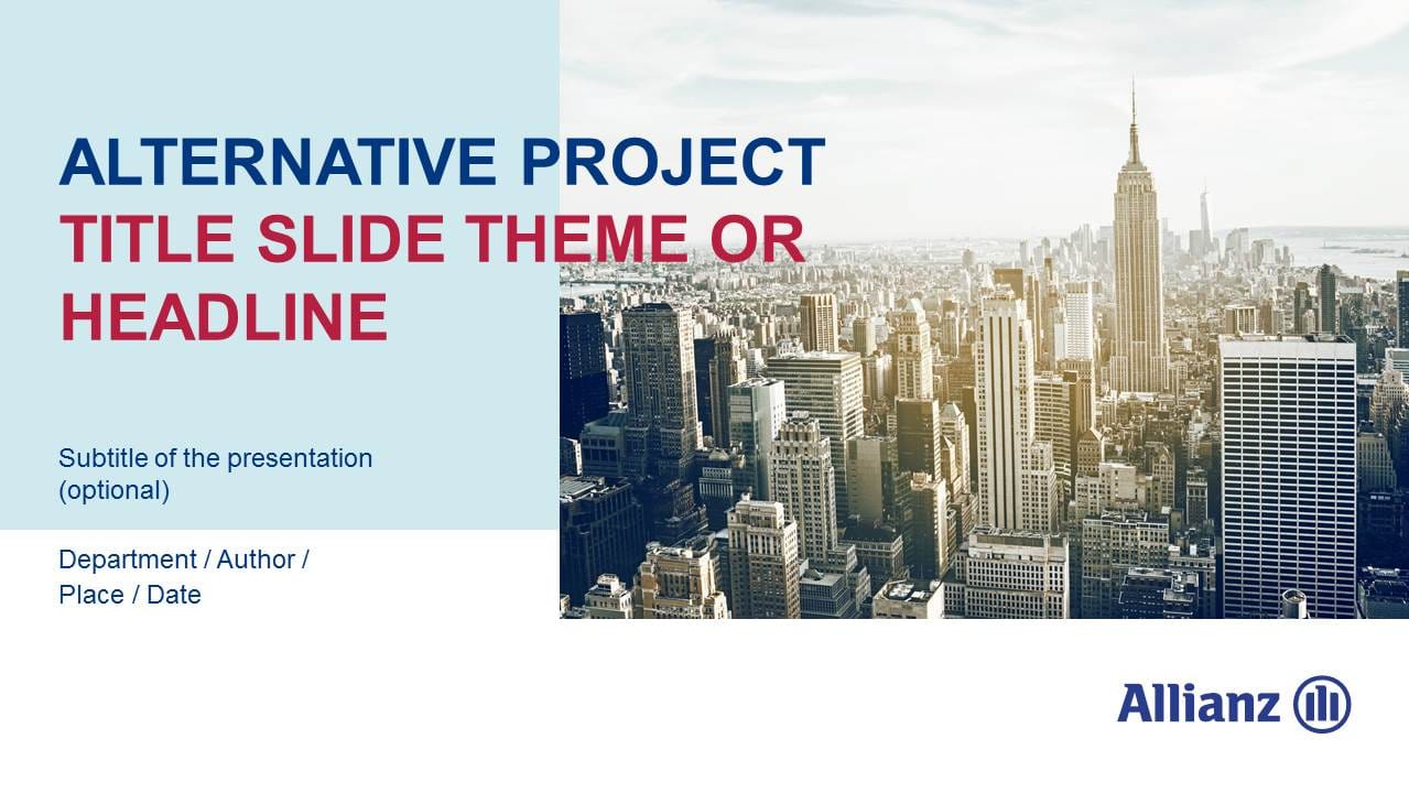 Allianz – Design für Powerpointmaster