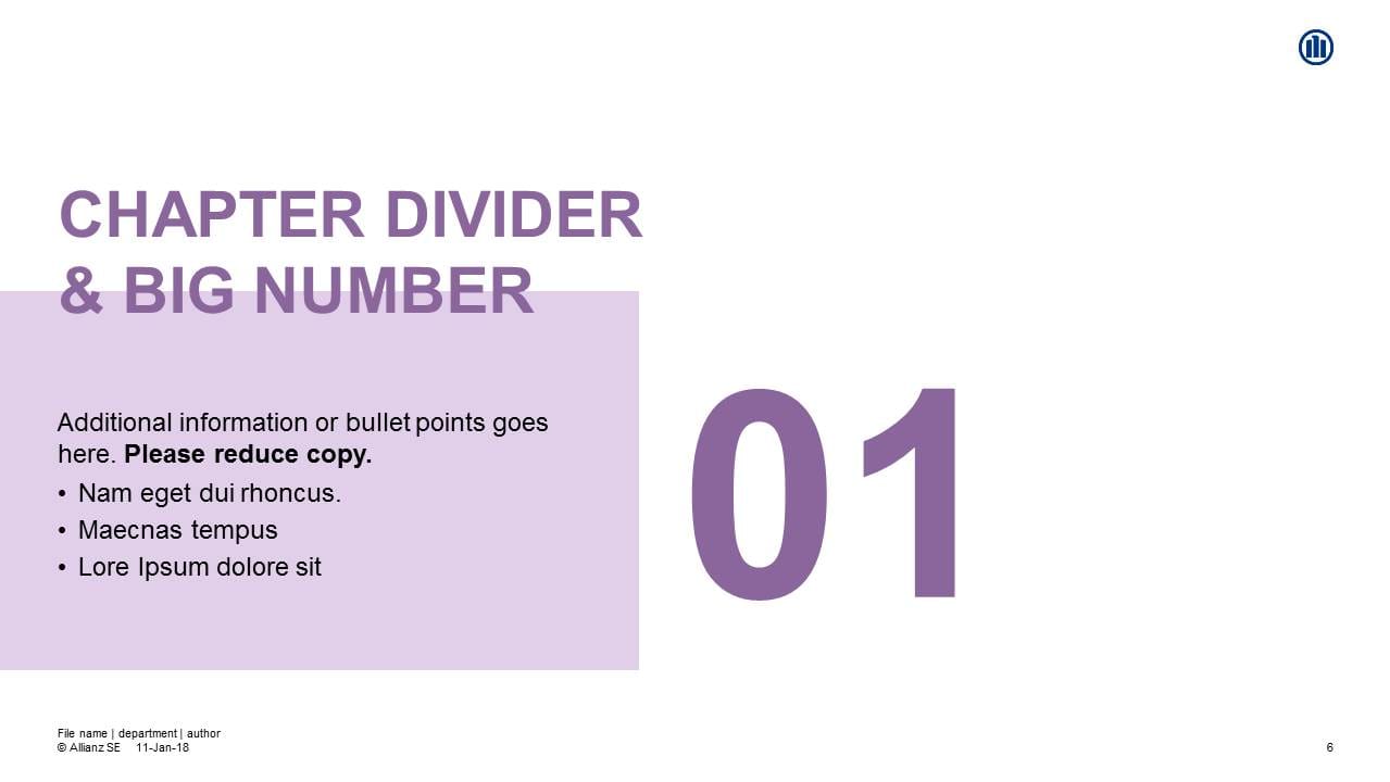 Allianz – Design für Powerpointmaster