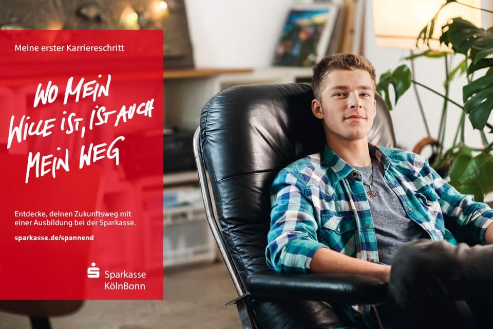 Sparkasse – Werbesujet Design – Azubi