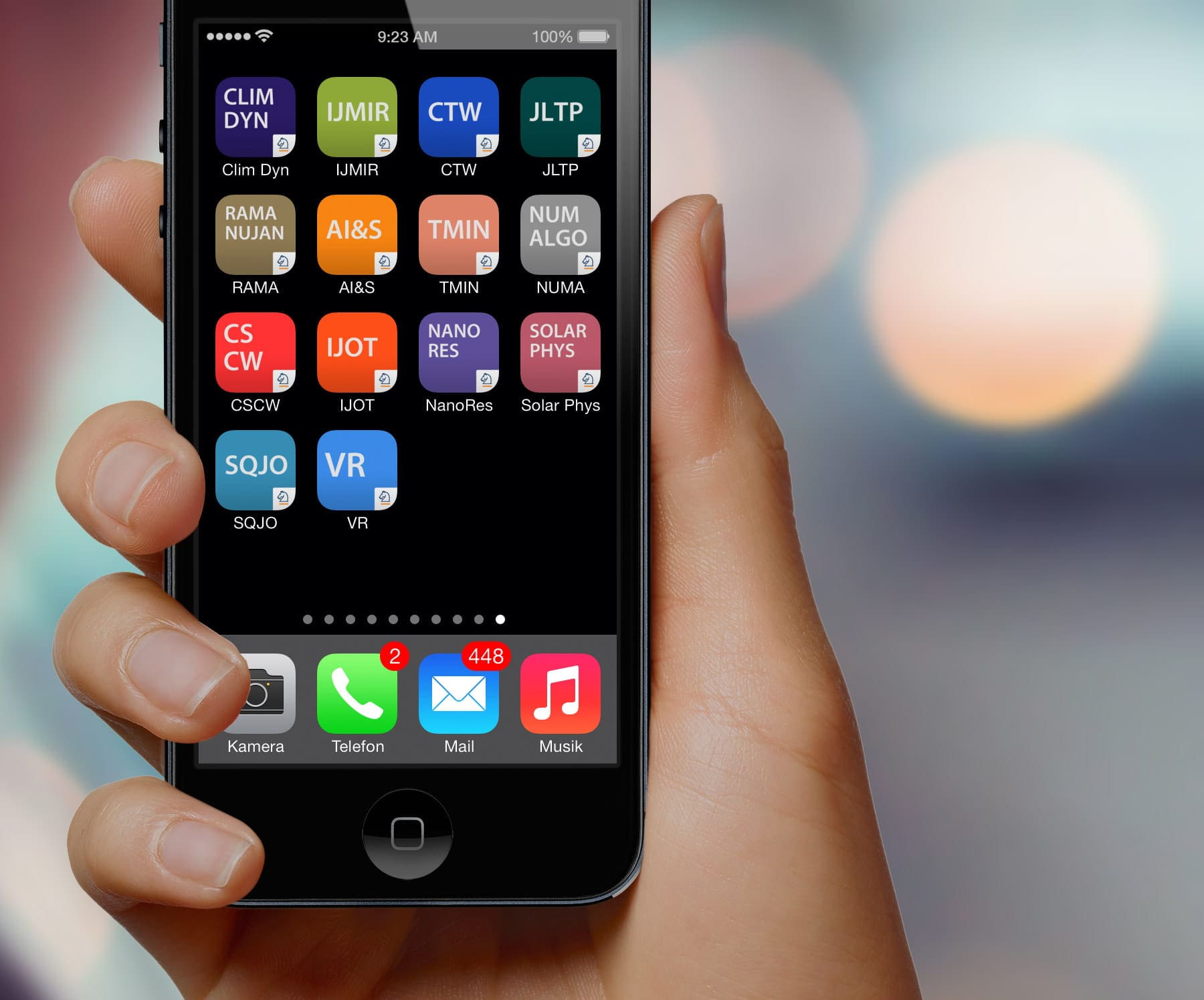 Springer Verlag – App Icon Design für Mobile Devices