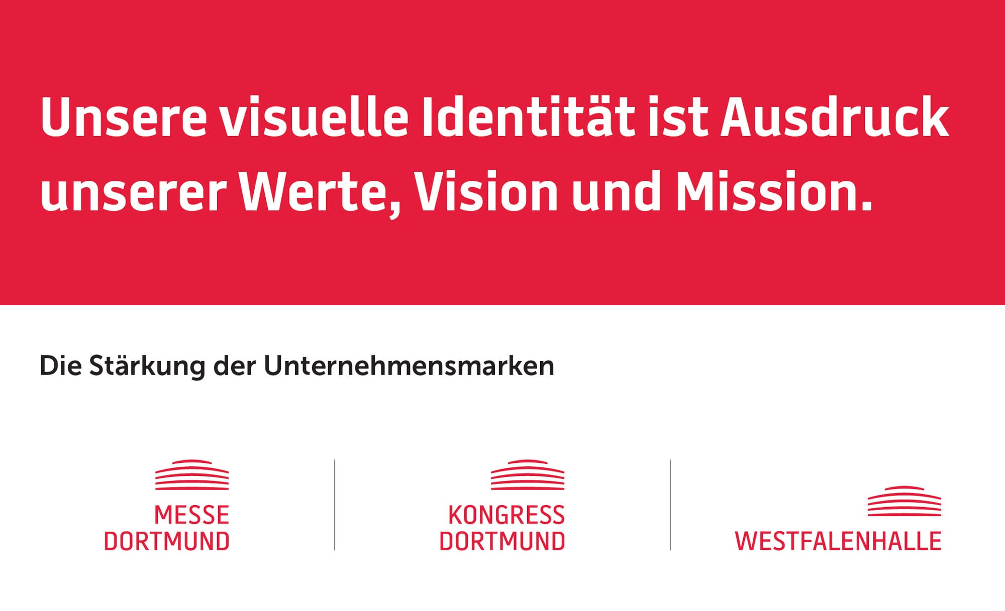 Westfalenhalle Marken Konzept