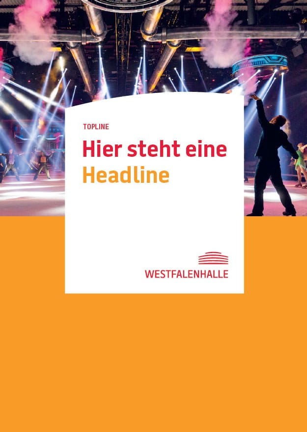 Westfalenhallen Unternehmensgruppe – Poster Design