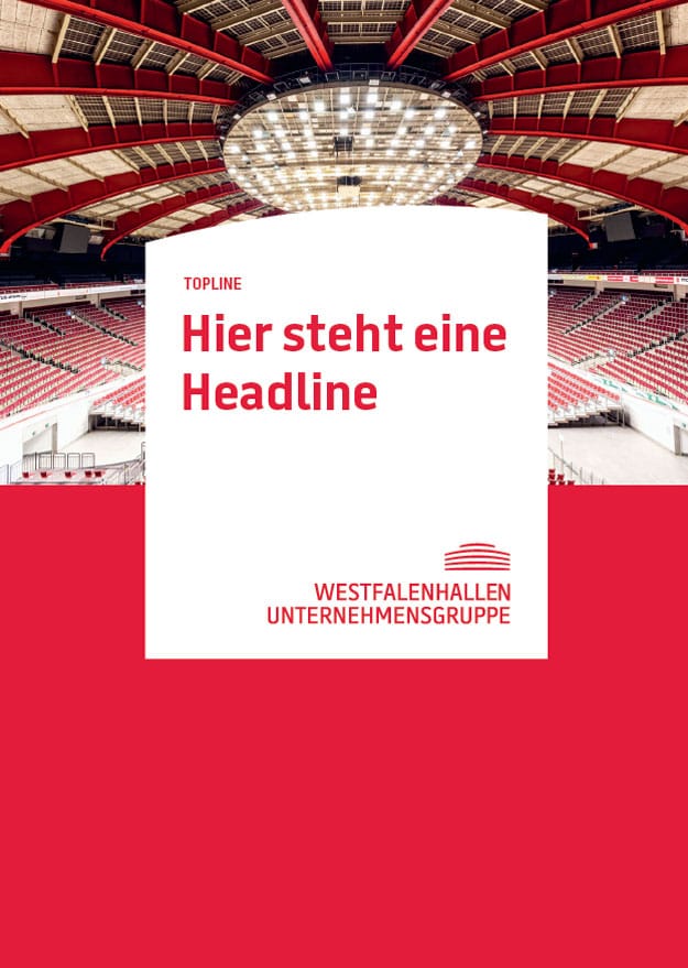 Westfalenhallen Unternehmensgruppe – Poster Design