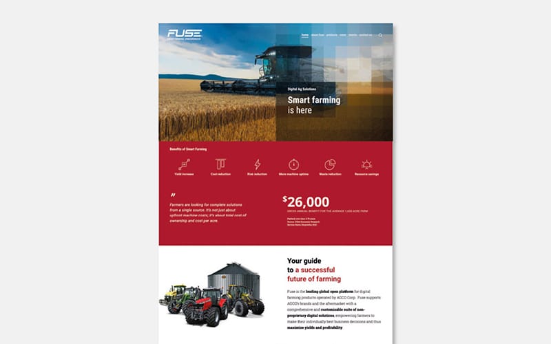 Fuse – Web Design – Homepage