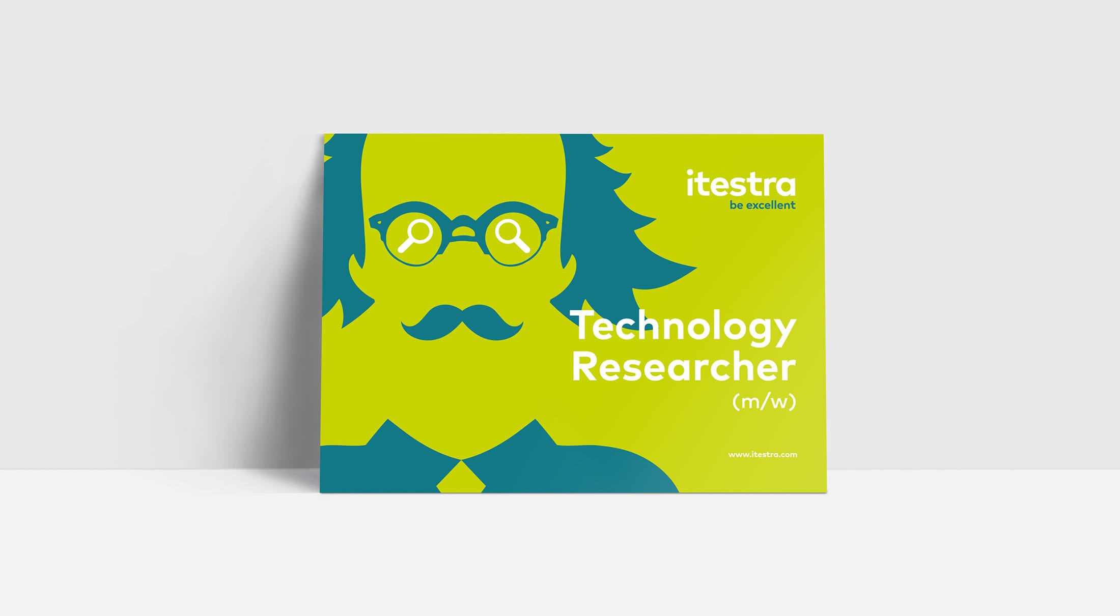 Itestra – Postcard Design – Technology Researcher