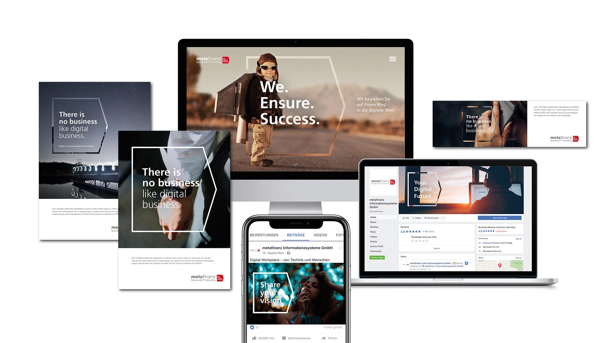 metafinanz – Responsive Design & Werbesujet Design
