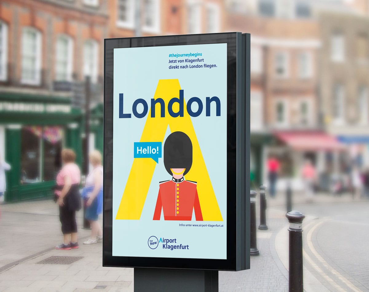Airport Klagenfurt Street-Billboard-London