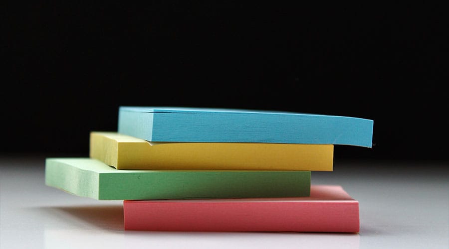 Mehr Sticky Notes – wir lieben sie und verwenden sie für jeden Workshop!