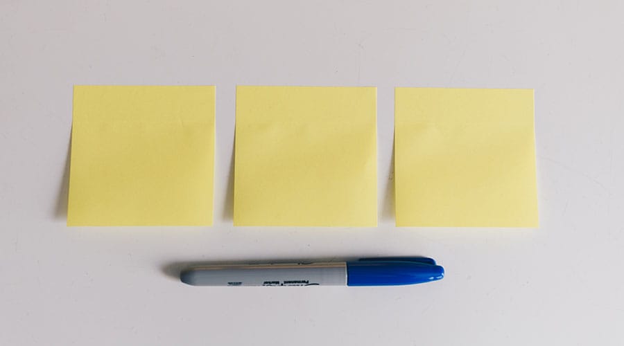 Sticky notes - unser bevorzugtes Kreativwerkzeug für Workshops