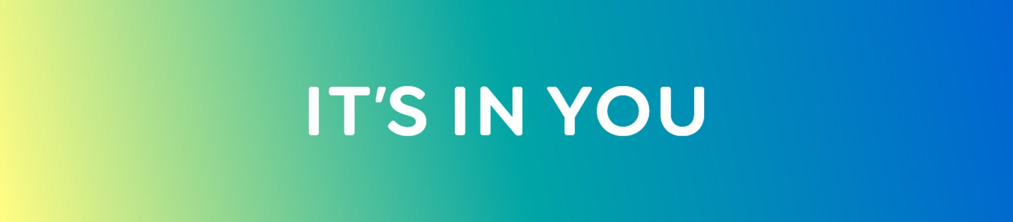 Claim: It's in you