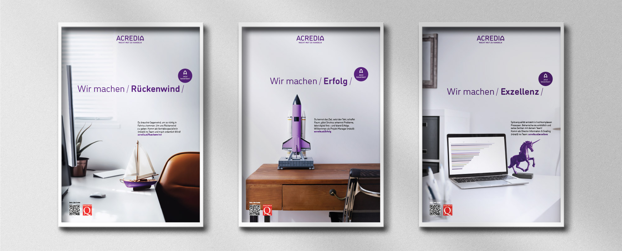 Acredia Kampagnen Motive