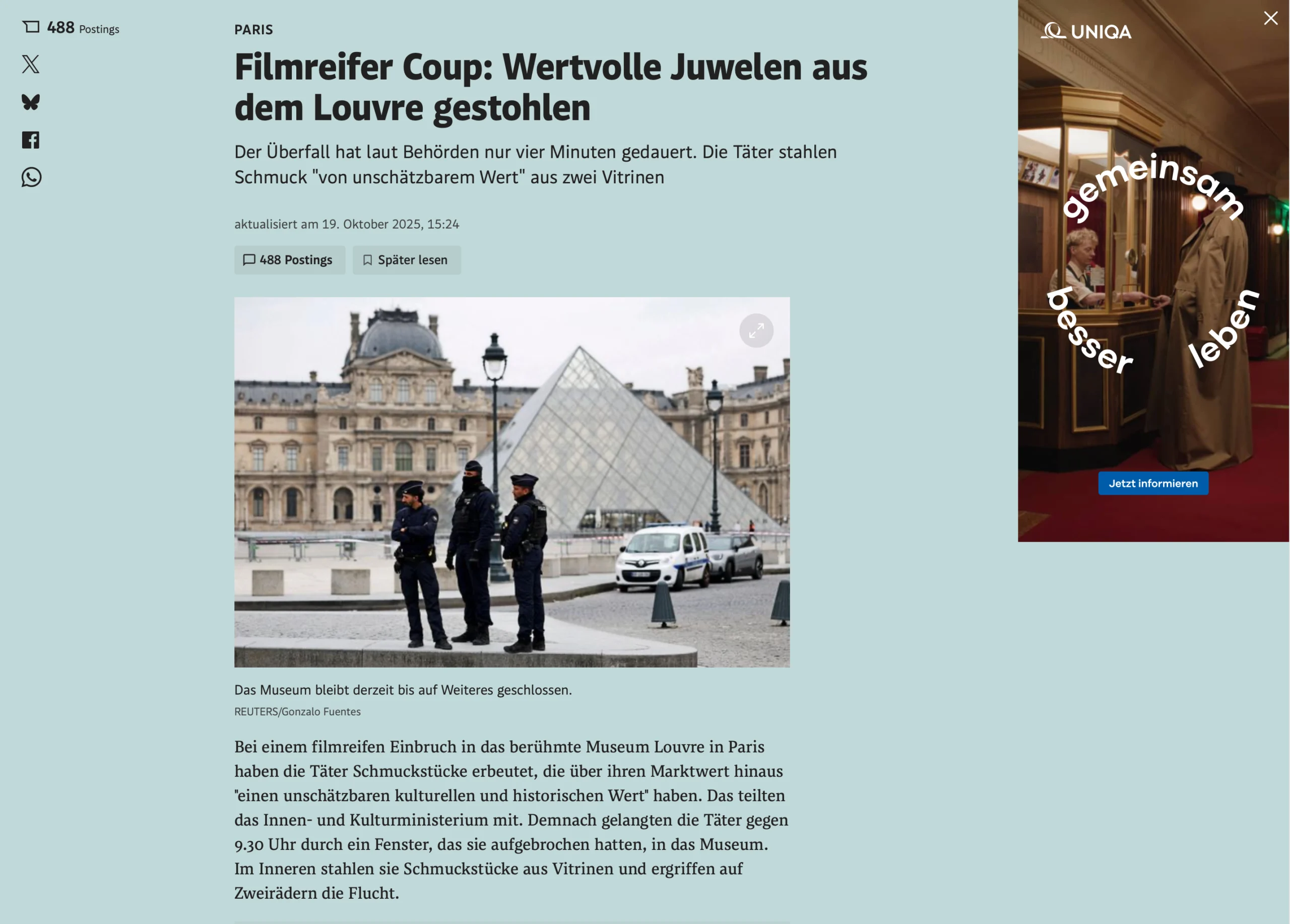 Ansicht: Webartikel zum aktuellen Weltgeschehen